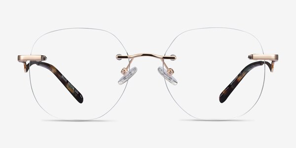 Belle Gold Metal Eyeglass Frames