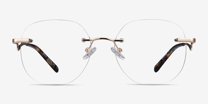 Belle Gold Metal Eyeglass Frames from EyeBuyDirect