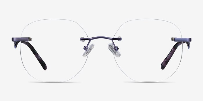 Belle Violet Métal Montures de lunettes de vue d'EyeBuyDirect