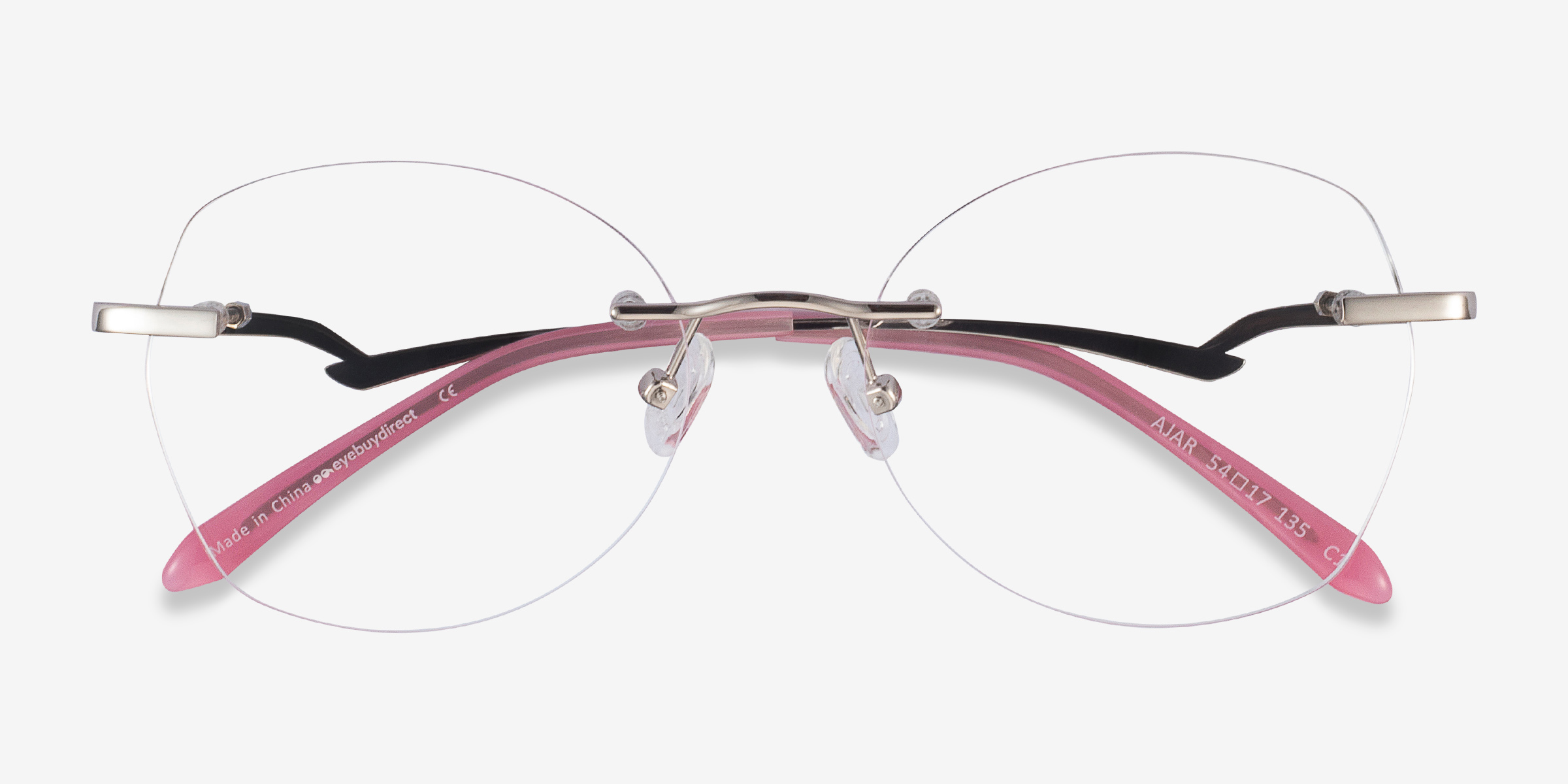 Ajar Oval Silver Glasses for Women | Eyebuydirect