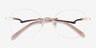 Ajar Gold MetalEyeglass Frames from EyeBuyDirect, Closed View