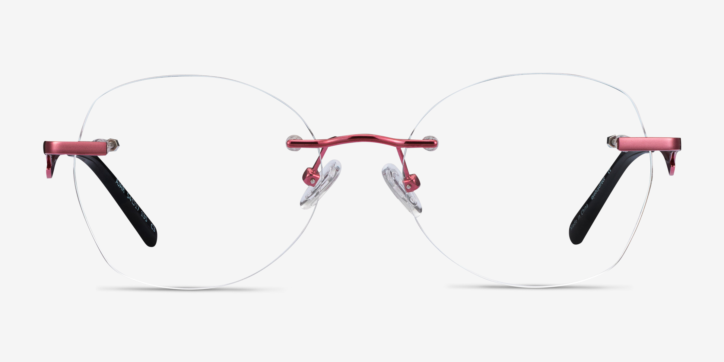 Ajar Oval Raspberry Glasses for Women | Eyebuydirect