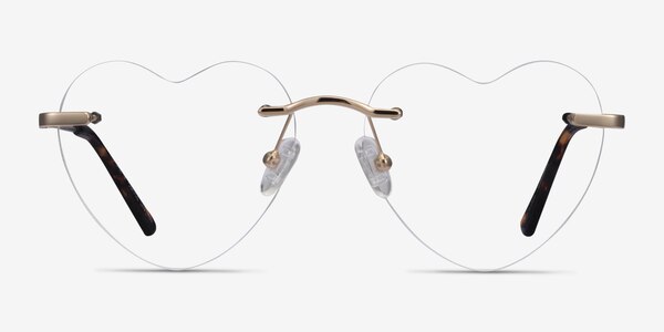 Amore Gold Metal Eyeglass Frames