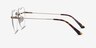 Amore Gold MetalEyeglass Frames from EyeBuyDirect, Side View