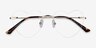 Amore Gold MetalEyeglass Frames from EyeBuyDirect, Closed View