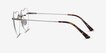 Amore Silver MetalEyeglass Frames from EyeBuyDirect, Side View