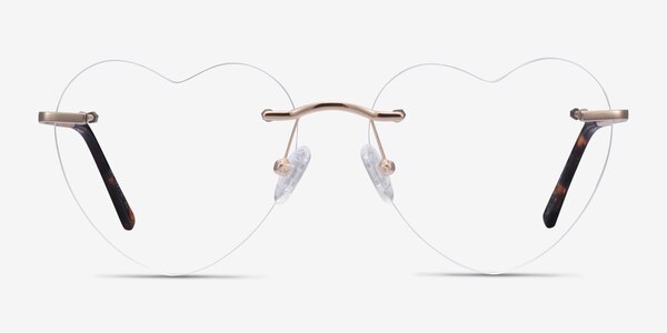 Bae Doré Métal Montures de lunettes de vue