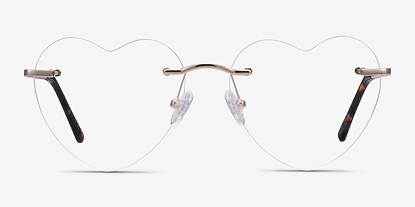 Bae Doré Métal Montures de lunettes de vue