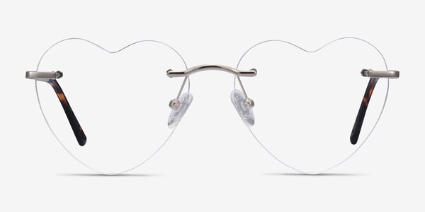 Bae Silver Metal Eyeglass Frames
