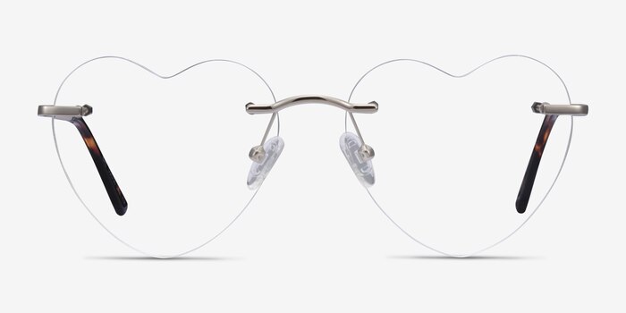 Bae Silver Metal Eyeglass Frames from EyeBuyDirect