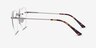 Bae Silver MetalEyeglass Frames from EyeBuyDirect, Side View