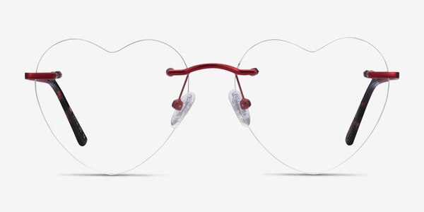 Bae Burgundy Métal Montures de lunettes de vue