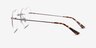 Love Rose Gold MetalEyeglass Frames from EyeBuyDirect, Side View