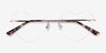 Love Rose Gold MetalEyeglass Frames from EyeBuyDirect, Closed View