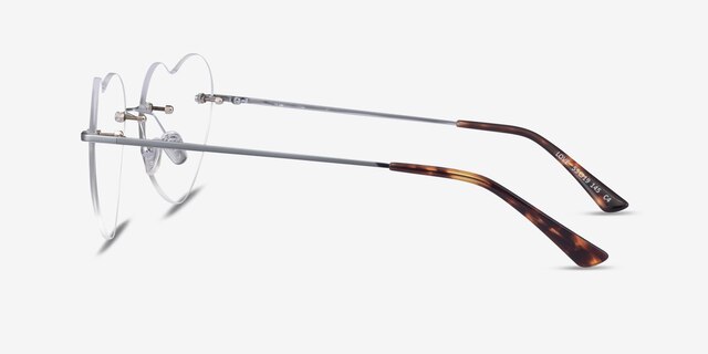 Love Silver MetalEyeglass Frames from EyeBuyDirect, Side View