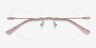 Spark Glitter Rose Gold MetalEyeglass Frames from EyeBuyDirect, Closed View