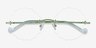 Fiesta Green MetalEyeglass Frames from EyeBuyDirect, Closed View