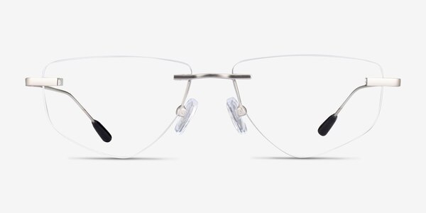 Phil Matte Silver Métal Montures de lunettes de vue