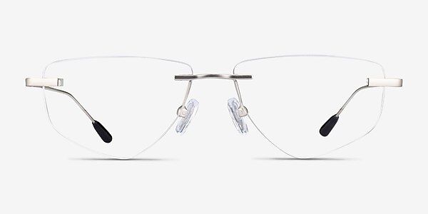 Phil Matte Silver Métal Montures de lunettes de vue