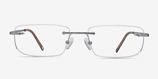 Port Gris Titane Montures de lunettes de vue