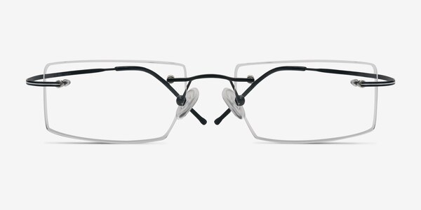 Divide Black Titanium Eyeglass Frames