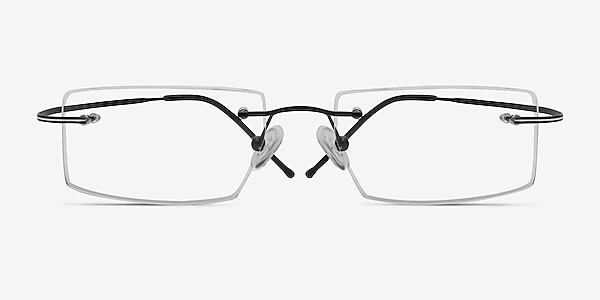 Divide Black Titanium Eyeglass Frames