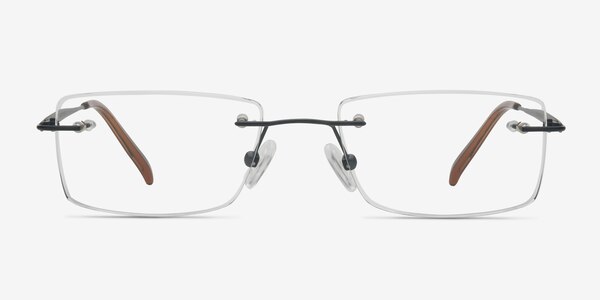 Wheeler Black Titanium Eyeglass Frames