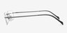 Paragon Gris TitaniumMontures de lunettes de vue d'EyeBuyDirect, Vue de Côté