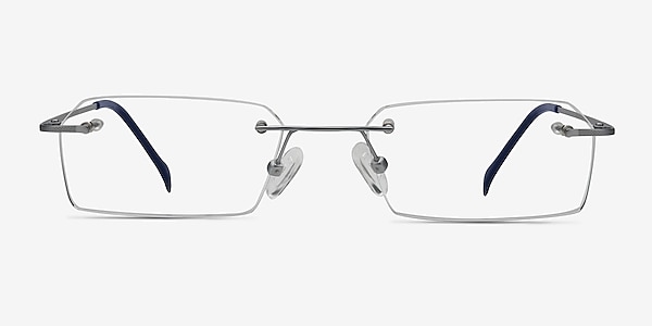 Floe Silver Titanium Eyeglass Frames