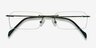 Floe Green TitaniumEyeglass Frames from EyeBuyDirect, Closed View