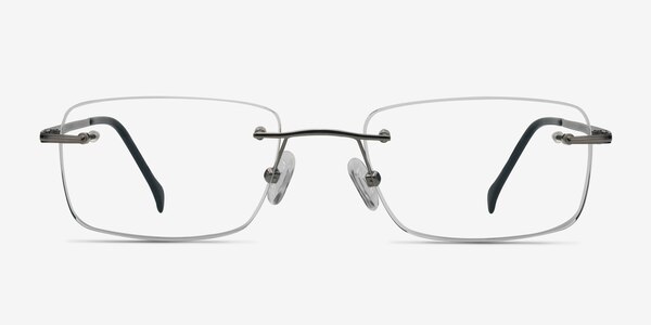 Lupin Silver Titanium Eyeglass Frames