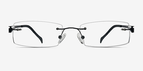 Lance Black Titanium Eyeglass Frames