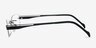 Lance Black TitaniumEyeglass Frames from EyeBuyDirect, Side View