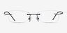 Giroux Black TitaniumEyeglass Frames from EyeBuyDirect, Front View