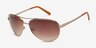 Kharovsk BrownSunglass Frames from EyeBuyDirect, Angle View