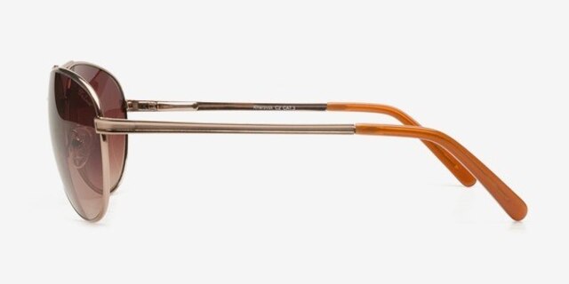 Kharovsk BrownSunglass Frames from EyeBuyDirect, Side View