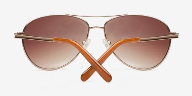Kharovsk BrownSunglass Frames from EyeBuyDirect, Closed View
