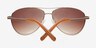 Kharovsk BrownSunglass Frames from EyeBuyDirect, Closed View
