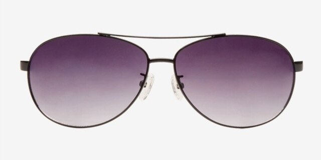 Kimry Black MetalSunglass Frames from EyeBuyDirect, Front View