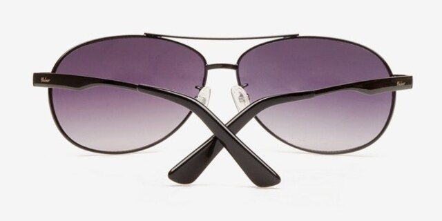 Kimry Black MetalSunglass Frames from EyeBuyDirect, Closed View