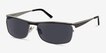 Brighton Silver & Black MetalSunglass Frames from EyeBuyDirect, Angle View
