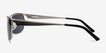 Brighton Silver & Black MetalSunglass Frames from EyeBuyDirect, Side View