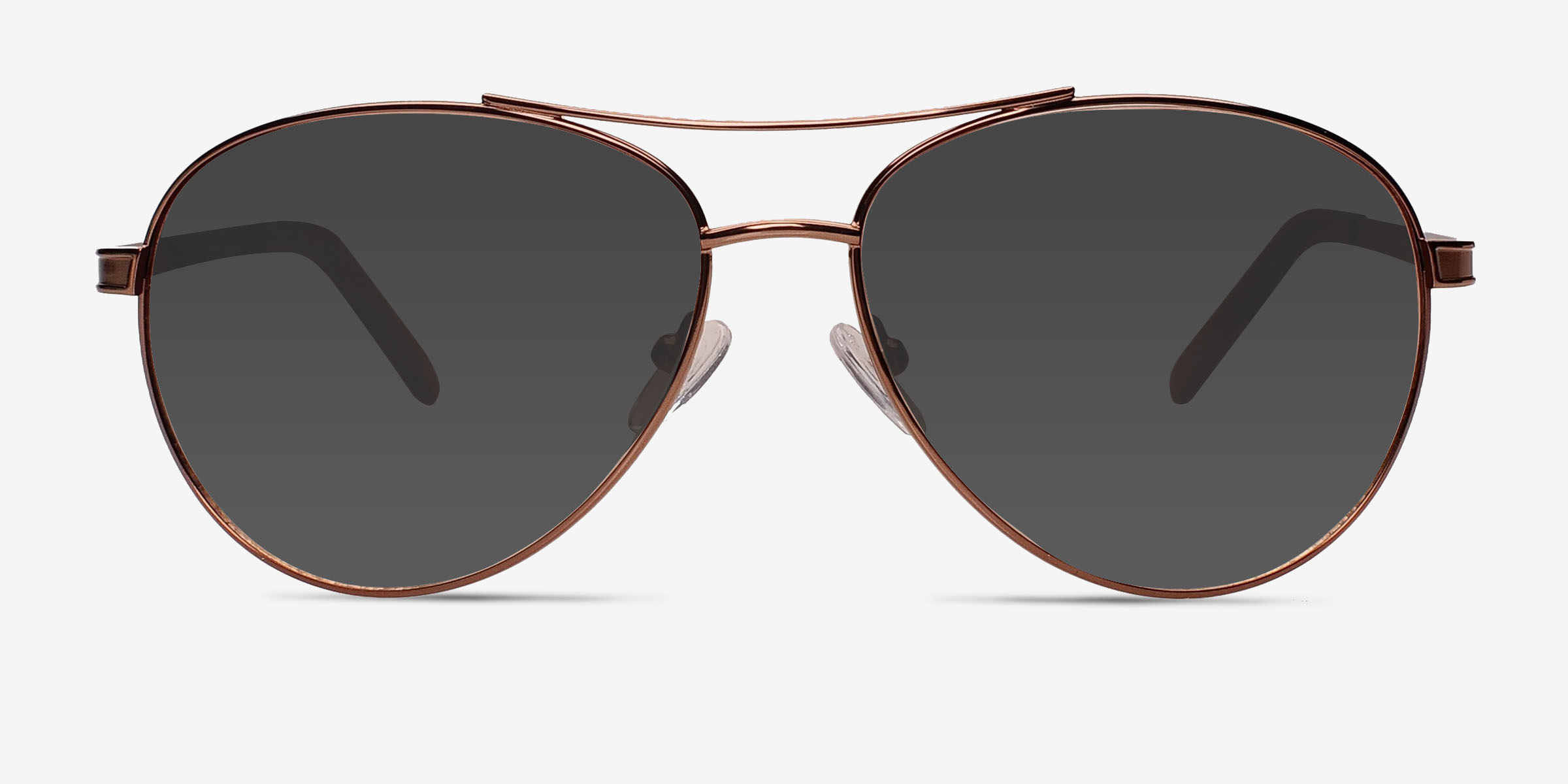 Everett Aviator Brown Frame Sunglasses For Men Eyebuydirect