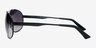 Santorini Black MetalSunglass Frames from EyeBuyDirect, Side View