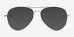Good Vibrations Silver MetalSunglass Frames from EyeBuyDirect, Front View