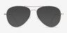 Good Vibrations Argenté MétalSoleil de Lunette de vue d'EyeBuyDirect, Vue de Face