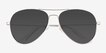 Good Vibrations Silver MetalSunglass Frames from EyeBuyDirect, Closed View