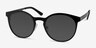 Copenhagen Matte Black MetalSunglass Frames from EyeBuyDirect, Angle View