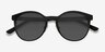 Copenhagen Matte Black MetalSunglass Frames from EyeBuyDirect, Closed View