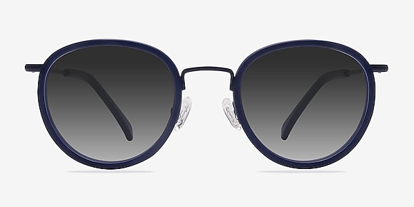 Siena Matte Navy Acetate-metal Sunglass Frames